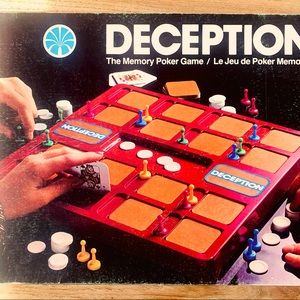 DECEPTION (1975) Vintage board game - by E.S.Lowe